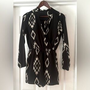 Wet Seal Long Sleeve Romper